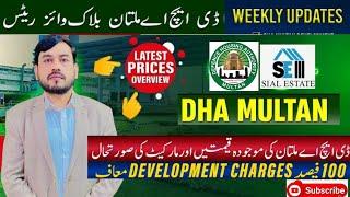 DHA Multan Latest blockwise Weekly Price Updates & Current Market Situation After Budget 2024_ 25