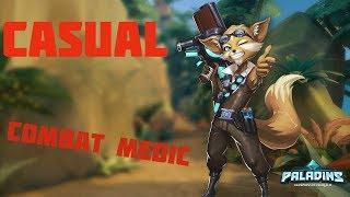 [Paladins ] Pip Combat Medic Casual Gameplay +Build