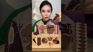 Eating Puppy Ice Creams | #asmr #food #funny #shorts #kawaiieatingasmr