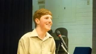 16 yo boy sings Danny Boy