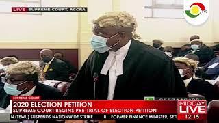 Supreme Court adjourns hearing of the Election Petition to Wednesday