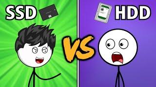 HDD Gamers VS SSD Gamers (ft. AyusAnimation)