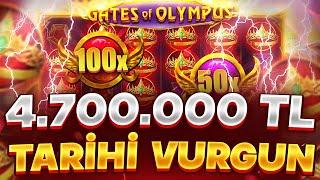 Slot Oyunları  Gates Of Olympus 1000 Türkçe  4.777.000 TL  Rekor Kazanç 1000x Oyunu