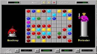 Color Lines (a.k.a. Цветные Линии) (Gamos) (MS-DOS) [1992] [PC Longplay]