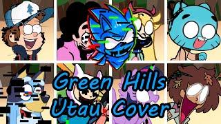 Green Hills  but Every Turn a Different Character Sings (FNF Green Hills but) - [UTAU Cover]