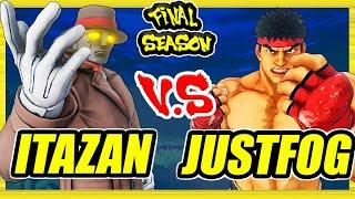 SFV CE  Itazan (G) vs Justfog (Ryu)  Ranked Set  Street Fighter 5