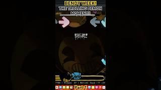 FNF INDIE CROSS GAMEPLAY - BENDY WEEK!! THE TROLLING DEMON MOMENT!! #1 #fnf #fnfindiecross #inkdemon