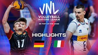  GER vs.  ITA - Highlights | Week 1 | Men's VNL 2024