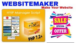 LATEST VERSION HYIP-Manager-PRO-RELEASE-08-07-2022-UPDATE||SCRIPT AND TEMPLATE INSTALLATION VIDEO