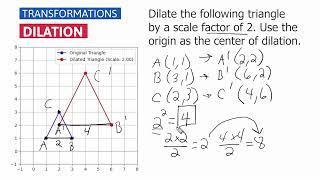 Dilations - Geometric Transformations