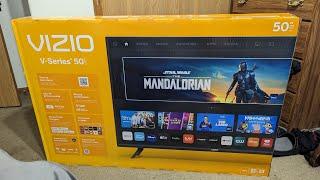 BIG TV ENERGY! 4K 50" VIZIO TV From Walmart Unboxing Overview