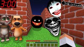 SMILER NEXTBOT YOSHIE AND TROLLFACE CHASED ME in MAZE Minecraft - Gameplay - Coffin Meme