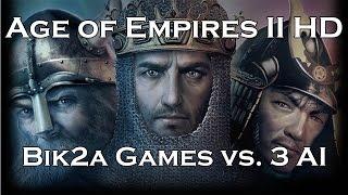 Age of Empires II HD - Bik2a Games vs. 3 AI