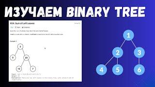 Изучаем BINARY TREE | LEETCODE: 404. Sum of Left Leaves