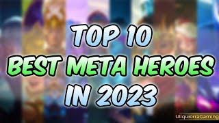 TOP 10 BEST META HEROES TO RANK UP IN MOBILE LEGENDS | MLBB Hero Tier List | Season 28 #mlbb #top10