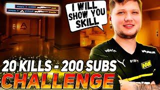 S1MPLE THREW A CHALLENGE FOR SUBSCRIBERS | WILL HE MAKE 20 KILLS? | S1MPLE CS:2