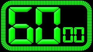 1 Minute Countdown Timer With Reading Numbers | 60 to 0 Countdown | Numbers 60 to 0