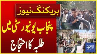 Lahore Students Once Again Begin Protest After Firing Incident in Punjab University | Dawn News