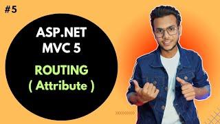 (#5) Attribute Routing in MVC 5 | mvc tutorial for beginners in .net c#