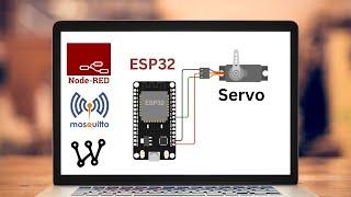 Controlling Servo on ESP32 using Wokwi from Nodered MQTT