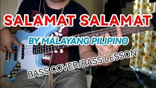 SALAMAT SALAMAT BY MALAYANG PILIPINO BASS COVER/BASS LESSON