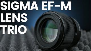 Sigma EF M Lens Trio // Have Sigma Saved The Canon EOS M Range?