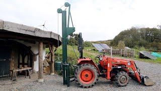 Homemade Hydraulic Post Driver For Compact Tractor