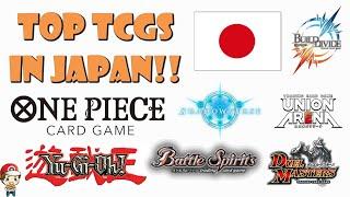 The Top 10 Trading Card Games in Japan! One Piece is Taking Over! (Top 10 TCGs)
