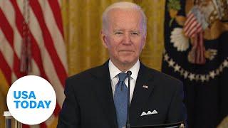 Biden caught on hot mic insulting reporter over inflation question | USA TODAY