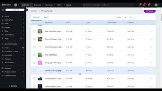 Wix Storage - Manage your files and view by size!