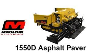 Mauldin 1550-D Asphalt Paver Walkaround