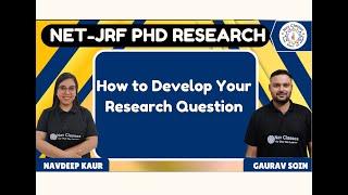 How to Develop Research Questions | PhD | Gaurav Soin