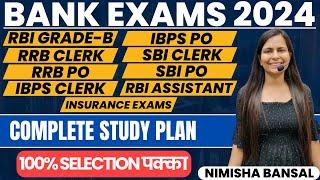 Bank Exam 2024 | Bank Exam Syllabus and Preparation Strategy | Best Study Plan | Nimisha Bansal