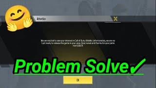 CALL OF DUTY MOBILE (we are not yet ready to release the game in your area) PROBLEM!!! (2024)