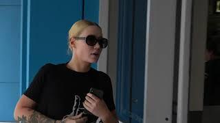 Iggy Azalea and Playboi Carti are spotted departing Sydney international Airport