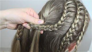 Прически для девочек на длинные волосы  / #прическа на каждый день