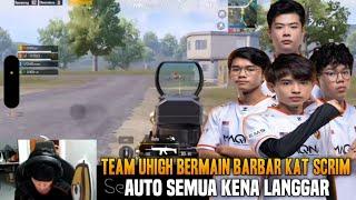 Gameplay Pasukan Uhigh Bermain Barbar Kat Scrim !! Auto Semua Kena Langgar | Pubg Mobile