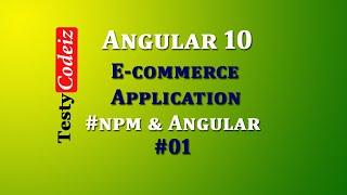 #Angular 10 projects | #E-commerce Application in angular 10 | Install #NPM and Angular on Window 10