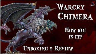 WARCRY WARHAMMER CHIMERA UNBOXING REVIEW - Age Of Sigmar - How Big Is The Warhammer Chimera?