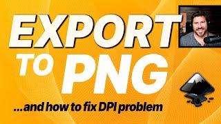 How to Save / Export a PNG File in Inkscape