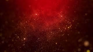 Clean Red Gold Particles Background