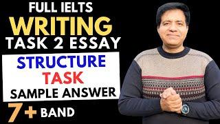 Full IELTS Writing Task 2 Essay - Structure, Task & Sample Answer By Asad Yaqub
