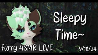 Quiet Sounds of Nature and Whispering With The Mint Cat ~ (LIVE Furry ASMR) 