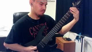 Suicide Silence - Unanswered live (feat. Phil Bozeman) (Guitar cover)