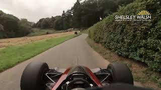 The FASTEST ever run up Shelsley Walsh. Sean Gould in 22.37 seconds.