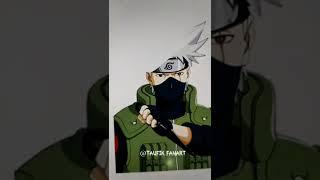 Trying Tiktok Art Naruto, Sasuke, Kakashi  Next??    #short #drawing #naruto #anime #shorts #art #