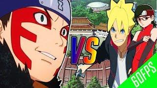 Shinki Vs Boruto & Sarada 60FPS fight