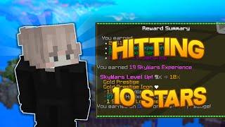 hitting 10 stars in hypixel skywars (gold prestige)