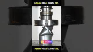 Hydraulic Press Vs Stainless Steel Pipe #shorts