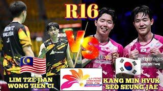 [R16]Lim Tze Jian-Wong Tien Ci VS Kang Min Hyuk-Seo Seung Jae!! |Hongkongopen2024|